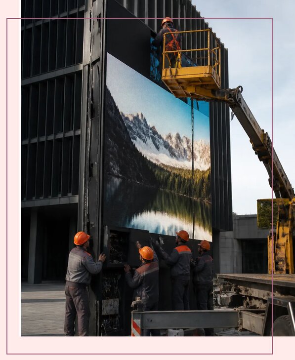 Размещение DOOH рекламы в Куйбышеве на цифровых экранах